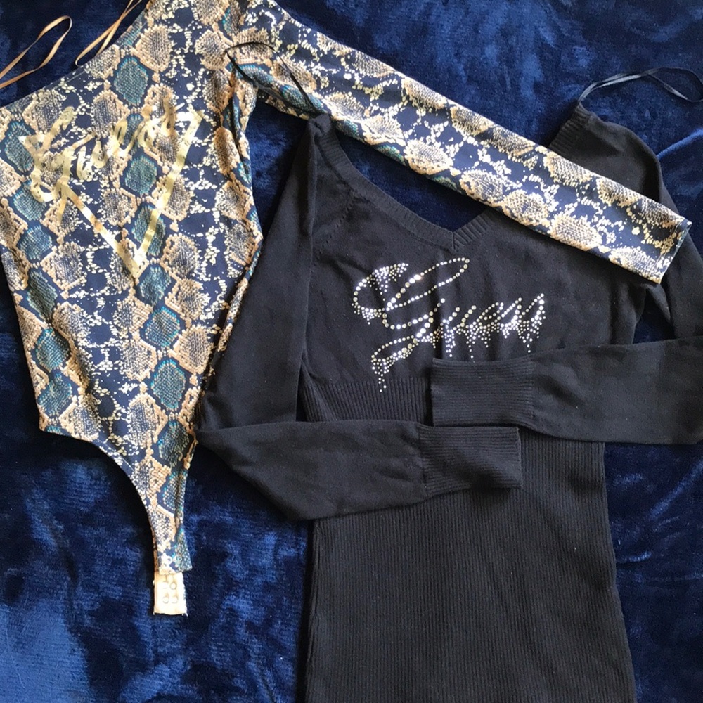 2 Guess tops preowned